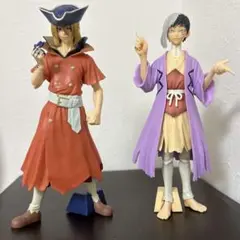 ドクターストーン　あさぎりゲン　七海龍水　フィギュア