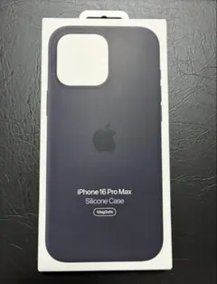 iPhone16 Pro MaxシリコンケースMagSafe対応ブラック【純正】