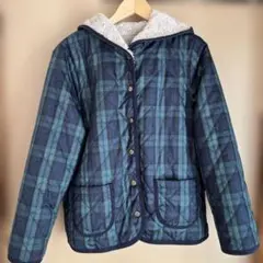 サマンサモスモス　キルティング　リバーシブルジャケット　ブルゾン　チェック