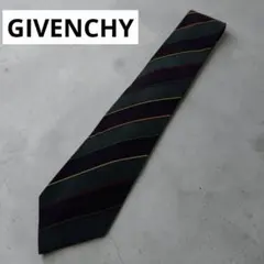 GIVENCHY ジバンシィ ネクタイ シルク100% ストライプ