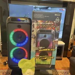 【極美品/99%新】GRAV ポータブルLEDパーティースピーカー 70Wのサムネイル