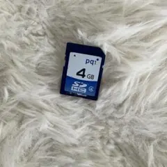 pqI SDHC 4GB メモリーカード