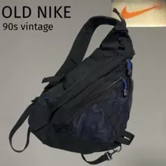 OLD NIKE オールドナイキ 刺繍ロゴ スウッシュy2k スリングバッグ