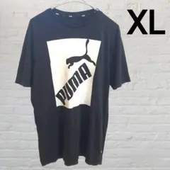 訳あり プーマ 大きいサイズ XL ビックロゴプリント 半袖Tシャツ スポーツ