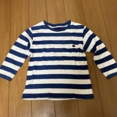 ブルーブルー　ボーダー七分袖Tシャツ