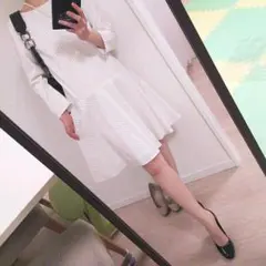 新品！定価18300円！秋のストライプワンピース