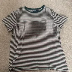 ストライプポケット付き半袖Tシャツ