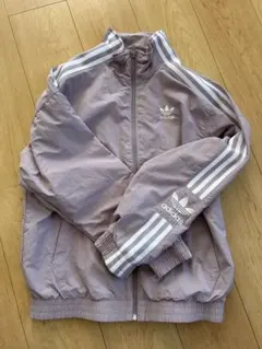adidas 薄紫 ジップアップジャケット L