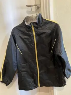 ブラック×イエローフルジップ ジャケット 140cm