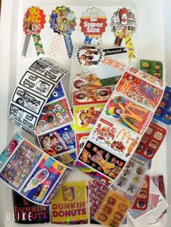 ☆おすそ分け☆ 海外ステッカー バラメモセット アメキャラ シール