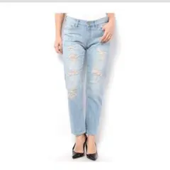 アズール バイ マウジー AZUL moussy デストロイ ボーイズ デニム