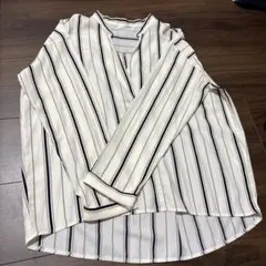 a.v.v standard ストライプ 長袖ブラウス