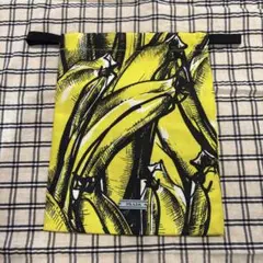 PRADA プラダ バナナ柄巾着（きんちゃく）