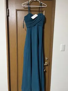 ティール ロングドレス