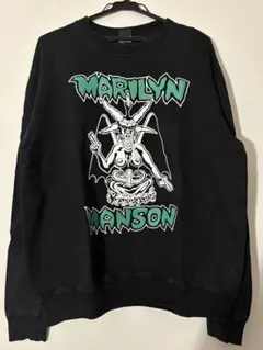 marisrock 長袖カットソー ゴシック プリント パンク ロック 両面