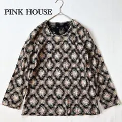 PINK HOUSE ピンクハウス フラワー 総柄プリントカットソー コットンのサムネイル