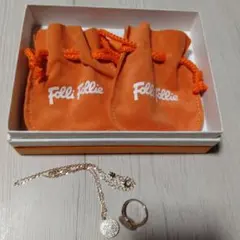 Folli Follie ネックレスシルバー925とリングセット