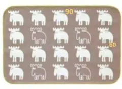 moz フリースブランケット　　90×60