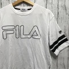 FILA サイドジップ　ワンポイントロゴ刺繍　Mサイズ