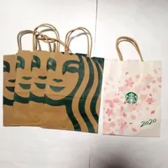 スターバックス　ショップ袋　5点
