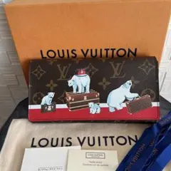 LOUIS VUITTON ルイヴィトンモノグラムホリデー長財布ウォレット白熊 LOUIS VUITTON ルイヴィトンモノグラムホリデー長財布ウォレット白熊