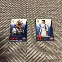 角田裕毅 トレーディングカード 2枚セット