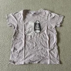 CONVERSE 薄紫 Tシャツ Lサイズ