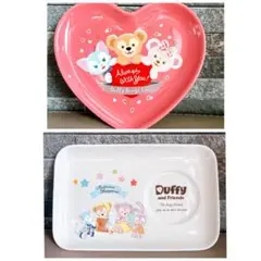 ✨美品✨ ダッフィー シェリーメイ ジェラトーニ スーベニアプレート 2枚セット
