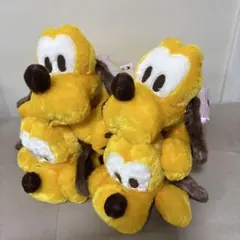 プルート　赤いほっぺ　寝そべり　スーパーラージぬいぐるみ　4個セット