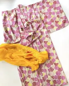 ハンドメイド浴衣　帯セット