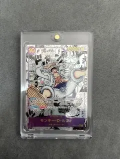 美品] モンキー・D・ルフィ SP 3周年 記念 金背景 パラレル ニカ