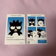 サンリオキャラクターズ　証明写真風スマロイド　バッドばつ丸