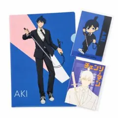 新品　チェンソーマン 早川アキ クリアファイル ポストカード2枚セット