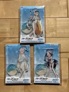 ブルーアーカイブ 描き下ろしアクリルスタンド 水着ver 3種セット ①