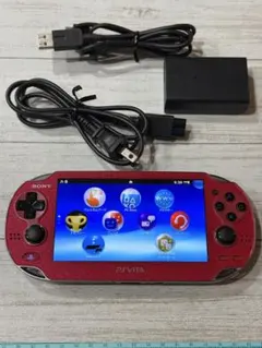 【美品】PS Vita PCA-1000コズミックレッド