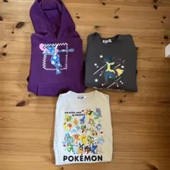ポケットモンスター トレーナー&パーカー&Tシャツセット