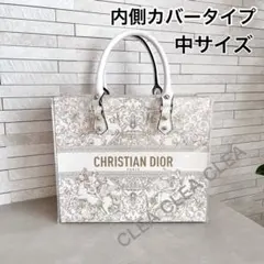 バッグスカーフプレゼント！着せ替えクリアバッグとディオールショッパー中ゴールドのサムネイル