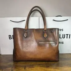 限定70万 超美品 Berluti トゥジュール スクリット トートバッグ 