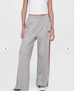 GAP ロゴワイドトラックパンツ スウェットパンツ