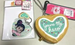 Disneyディズニーアベイル⭐️ヴァネロペ2点ポシェットポーチバックキーホルダー
