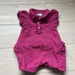 Ralph Lauren フリル付きロンパース 3M ピンク