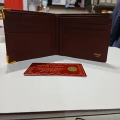 Must de Cartier 二つ折り財布 ボルドーのサムネイル