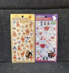 【正規品】ボンボンドロップシール　プーさん　ベイマック　2枚セット