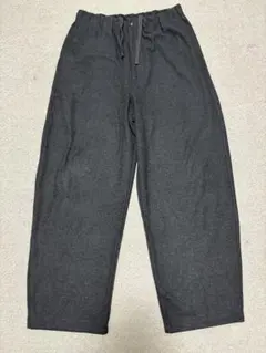 ユニクロU ブラッシュドスウェットワイドパンツ　サイズS ダークグレー