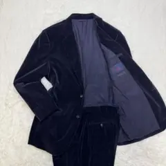 Papas カシミヤ混 コーデュロイ 段返り セットアップ　50/56のサムネイル