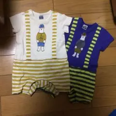 ロンパース b-ROOM 2枚セット 双子 最終価格です‼️
