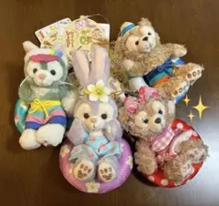 お値下げ❣️ぬいぐるみストラップ 4点★サニーファン★ステラルー★ディズニーシー