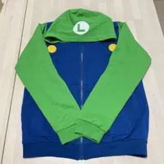 ユニバ　ルイージ　フード付きパーカー150サイズ