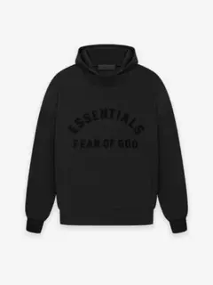 ESSENTIALS フーディパーカー　黒　新品未使用タグ付き ESSENTIALS 黒 フード付きパーカー 【公式通販】