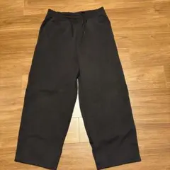 ユニクロ　スウェットワイドパンツ　Lサイズ　黒